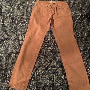 No boundaries coral jeans